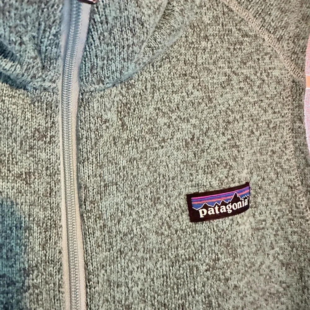 Patagonia Better Sweater Vest – Women’s | Seafoam Green | Fleece Zip-Up - Picture 2 of 5